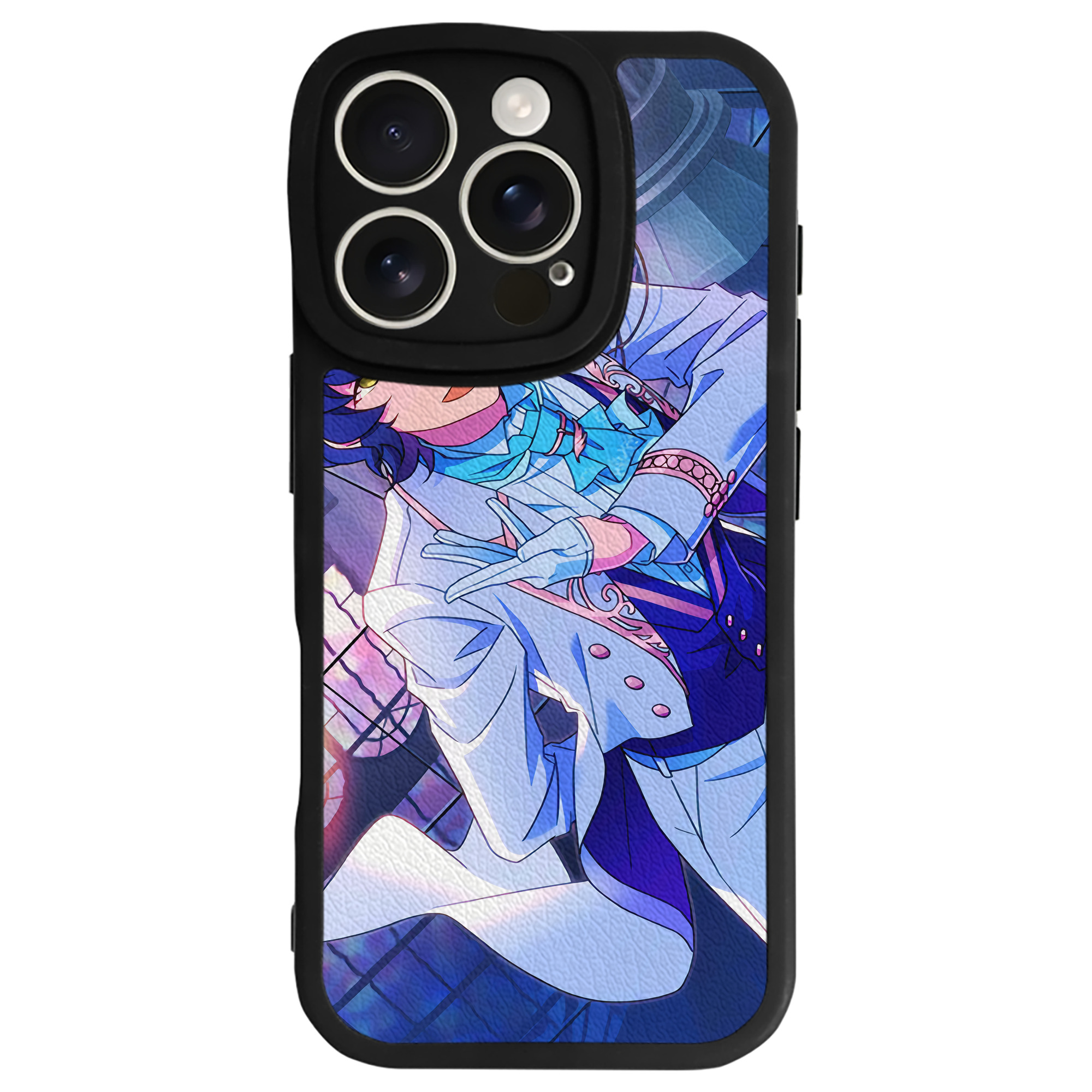 （画像用） あんさんぶるスターズ! Ensemble Stars 【iPhone 16シリーズ対応】シリコンスマホケース（レザー調） 材質：シリコン